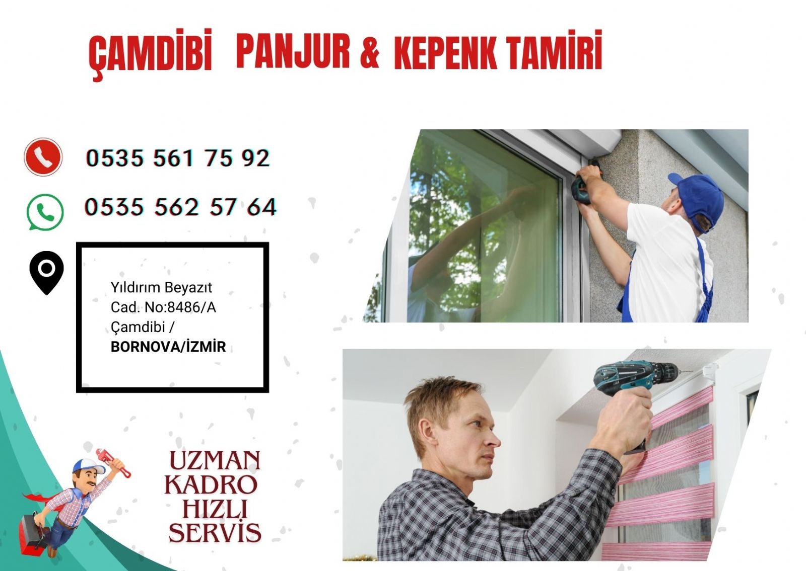 Çamdibi panjur ve Kepenk Tamiri